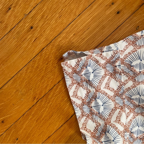 Sita Murt Brown and Blue Print Collared Maxi Dress - Picture 2 of 11